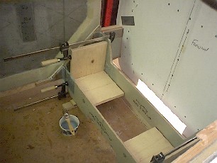 Fwd Landing Gear Bulkhead Installed & Bookends