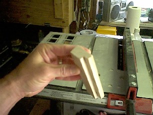 Modified Wood Blocks To Allow For Flox Squeeze Out